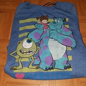 Disney monsters inc sweater size small